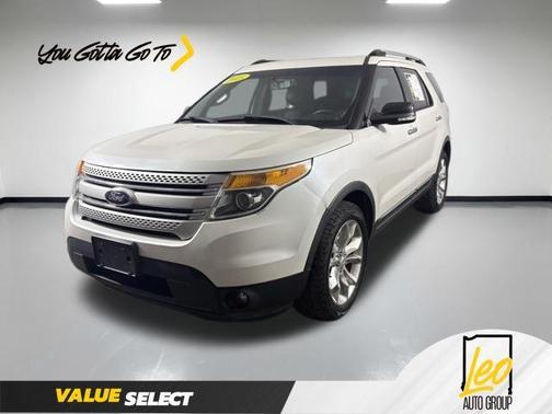 White Platinum Clearcoat Metallic 2015 Ford Explorer XLT