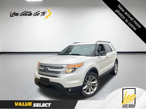 White Platinum Clearcoat Metallic 2015 Ford Explorer XLT