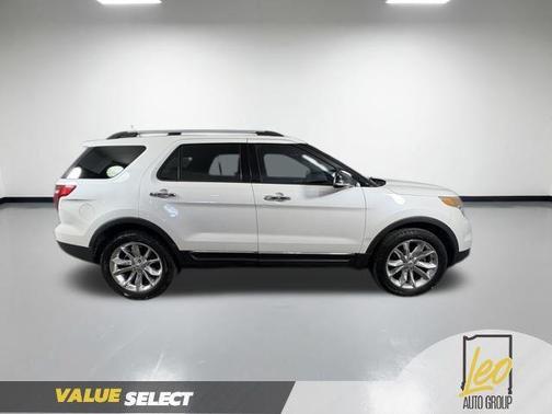 White Platinum Clearcoat Metallic 2015 Ford Explorer XLT