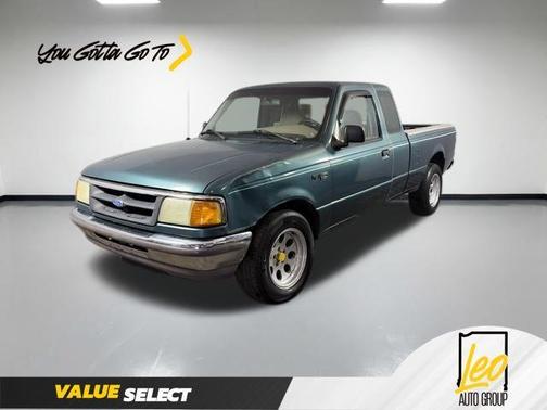 Medium Willow Green Clearcoat Metallic 1997 Ford Ranger XLT