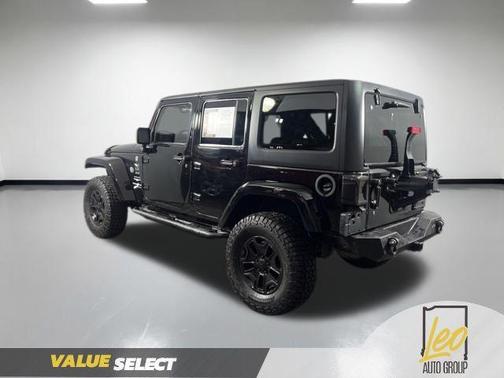 Black Clearcoat 2015 Jeep Wrangler Unlimited Sahara
