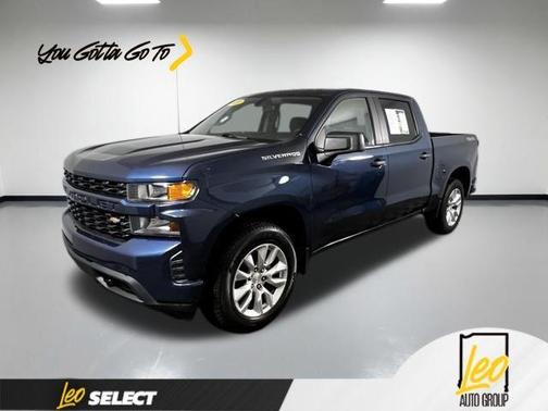 Northsky Blue Metallic 2020 Chevrolet Silverado 1500 Custom
