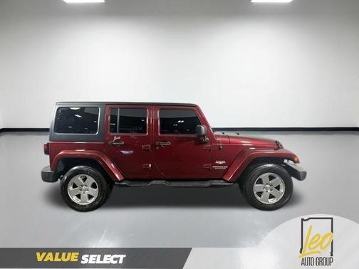 Deep Cherry Red Crystal Pearlcoat 2012 Jeep Wrangler Unlimited Sahara