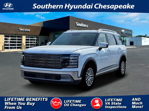 Creamy White Pearl 2026 Hyundai PALISADE SEL 7P