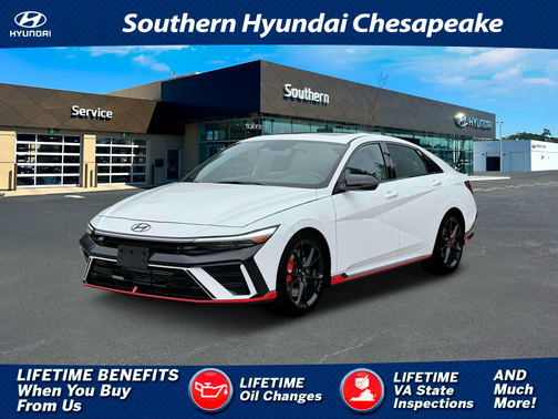 Atlas White 2026 Hyundai ELANTRA N Base