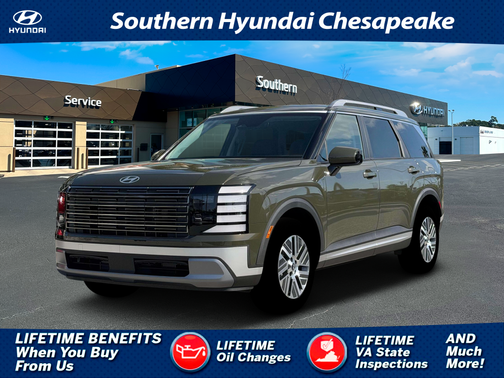 Titan Green 2026 Hyundai Palisade Hybrid Blue SEL 7P