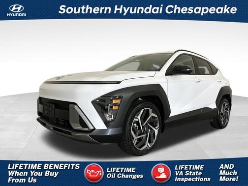 Atlas White 2026 Hyundai KONA SEL Premium