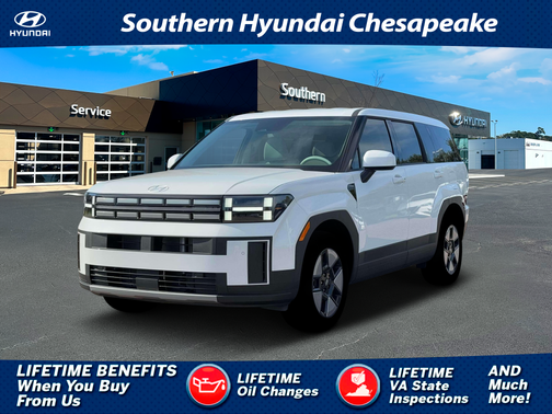 Serenity White 2026 Hyundai SANTA FE SE
