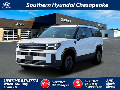 Serenity White 2026 Hyundai SANTA FE XRT