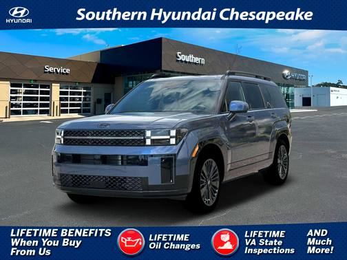 Atlantis Blue 2026 Hyundai SANTA FE HEV Calligraphy