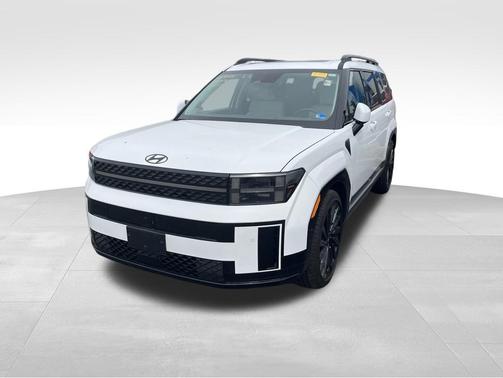 Serenity White 2025 Hyundai SANTA FE Calligraphy