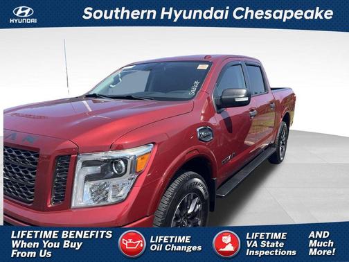 Cayenne Red 2017 Nissan Titan PRO-4X