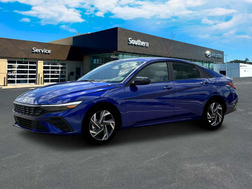 Intense Blue 2025 Hyundai ELANTRA Sport