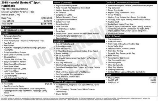 2018 Hyundai Elantra GT Sport