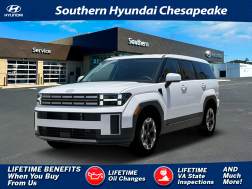 Serenity White 2026 Hyundai SANTA FE SE