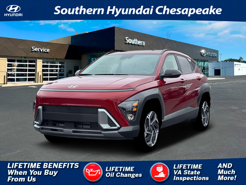 Ultimate Red Metallic 2026 Hyundai KONA SEL Premium