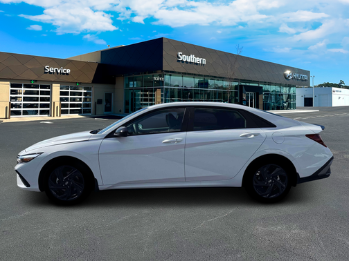 Serenity White 2026 Hyundai ELANTRA Sport
