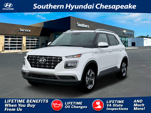 Lunar White 2026 Hyundai VENUE SEL