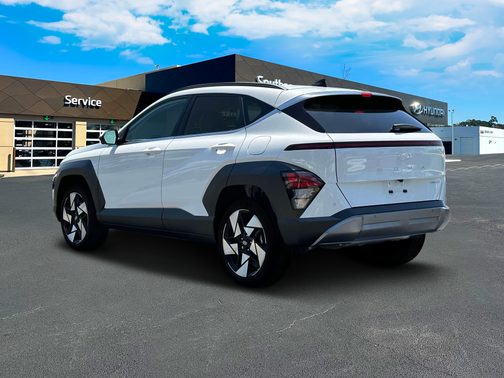 Atlas White 2024 Hyundai KONA Limited
