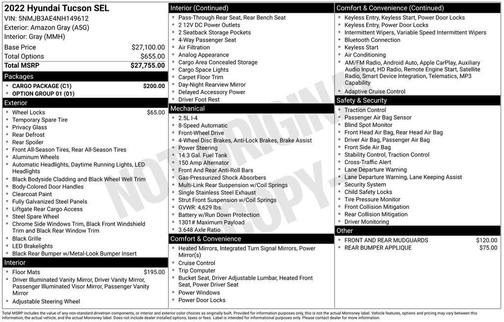 2022 Hyundai TUCSON SEL