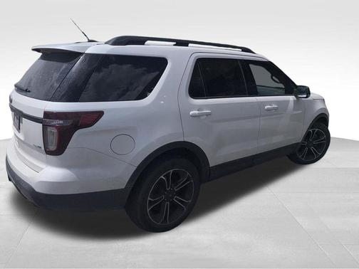 White Platinum Metallic Tri-Coat 2015 Ford Explorer Sport