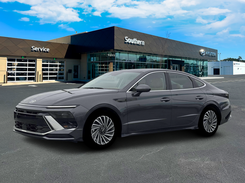 Portofino Gray 2026 Hyundai SONATA Hybrid Limited