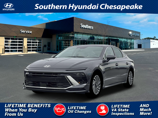 Portofino Gray 2026 Hyundai SONATA Hybrid Limited