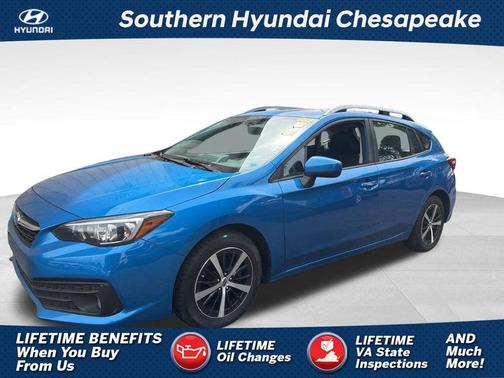 Ocean Blue Pearl 2021 Subaru Impreza Premium