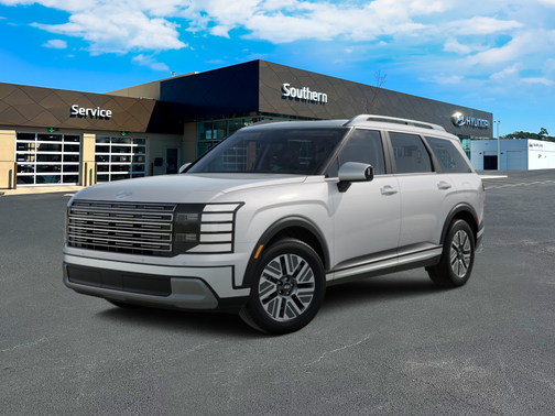 Creamy White Pearl 2026 Hyundai Palisade Hybrid SEL 7P