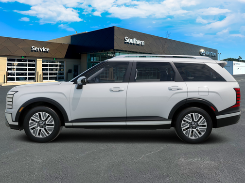 Creamy White Pearl 2026 Hyundai Palisade Hybrid SEL 7P