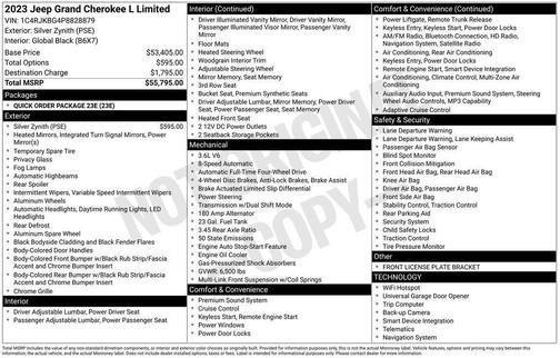 2023 Jeep Grand Cherokee L Limited