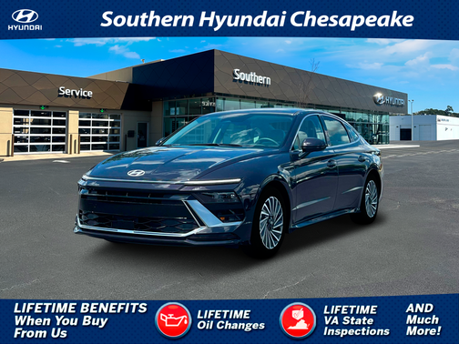 Carbon Blue 2025 Hyundai SONATA Hybrid SE