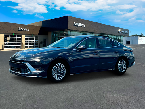 Carbon Blue 2025 Hyundai SONATA Hybrid SE