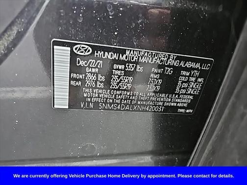 2022 Hyundai SANTA FE Limited