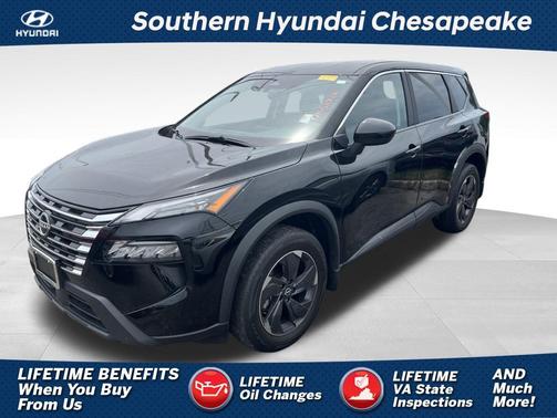 Super Black 2025 Nissan Rogue SV
