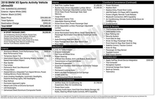 2018 BMW X5 xDrive35i