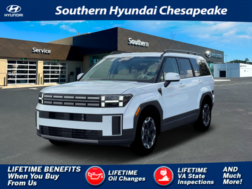 Serenity White 2026 Hyundai SANTA FE SEL 2.4
