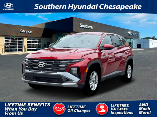 Ultimate Red 2026 Hyundai TUCSON SE