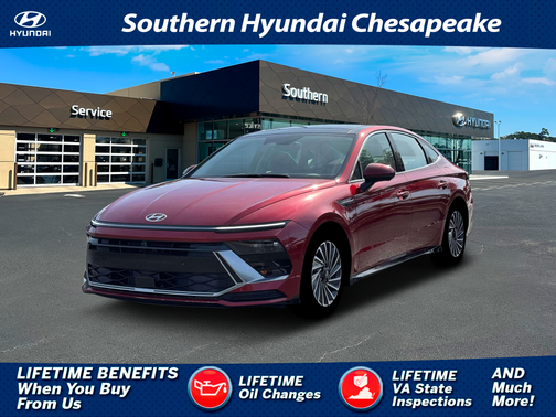 Ultimate Red 2026 Hyundai SONATA Hybrid Limited