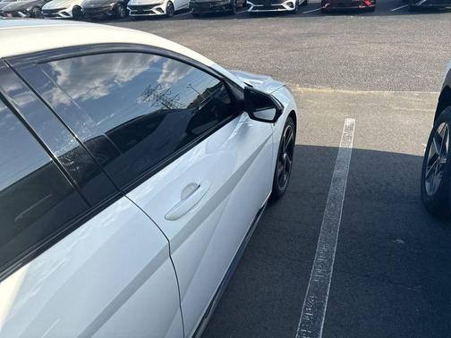 Ceramic White 2023 Hyundai ELANTRA N Line