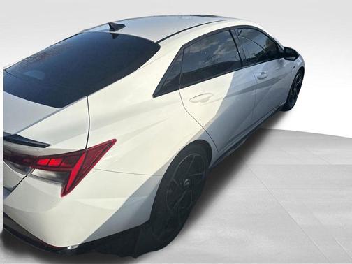 Ceramic White 2023 Hyundai ELANTRA N Line