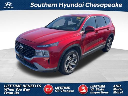 Calypso Red 2021 Hyundai SANTA FE SE