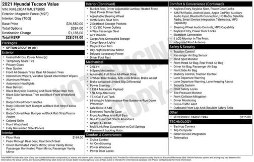 Magnetic Force 2021 Hyundai TUCSON Value