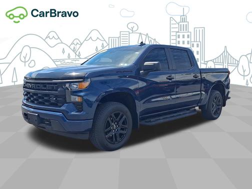 Northsky Blue Metallic 2023 Chevrolet Silverado 1500 Custom