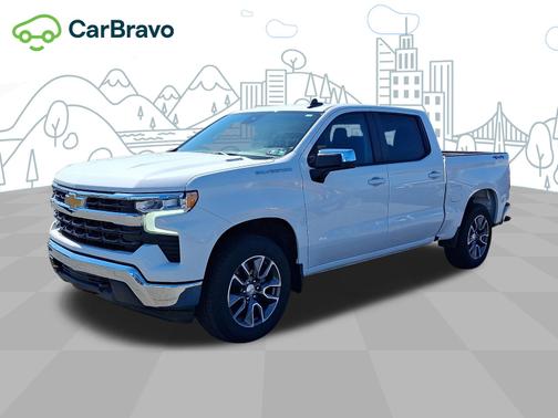 Summit White 2025 Chevrolet Silverado 1500 LT (2FL)