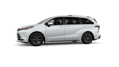 White 2026 Toyota Sienna Platinum