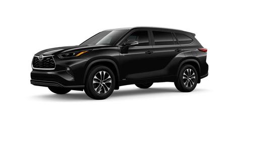 Midnight Black Metallic 2026 Toyota Highlander Hybrid XLE
