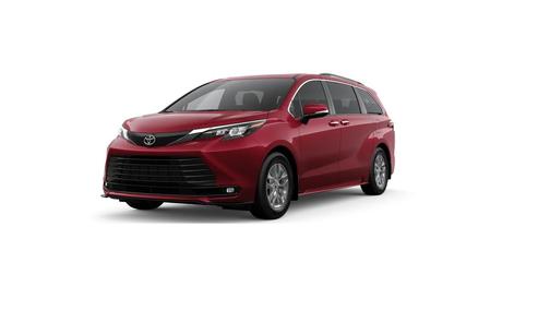 Red 2026 Toyota Sienna XLE