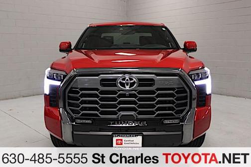 Supersonic Red 2025 Toyota Tundra Platinum