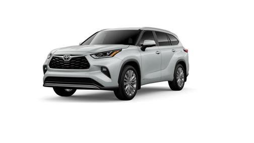 White 2026 Toyota Highlander Hybrid Platinum